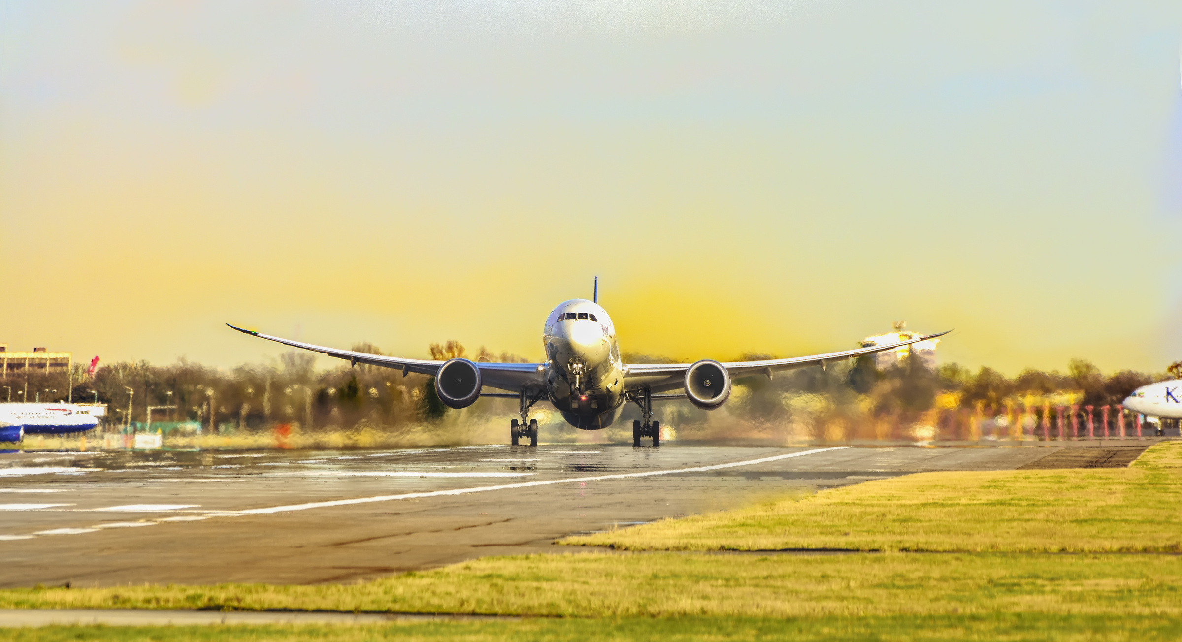 Airplane on the Runway